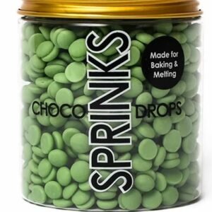 SPRINKS CHOCO DROPS 200G GREEN