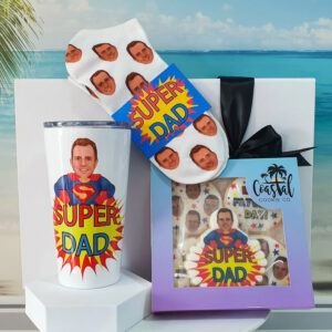 Personalized SUPER DAD Gift Box